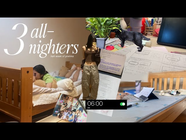 D-35 to O LEVELS | prelims hell week study vlog. 3+ all-nighters in a row, studying like mad