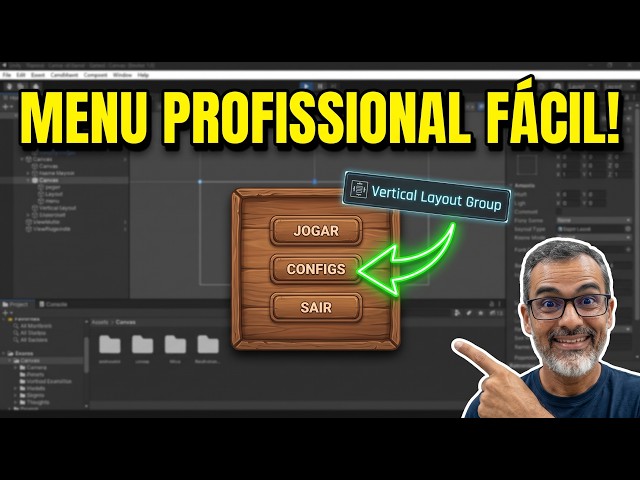 Menu Principal Profissional no Unity 2D (Passo a Passo)