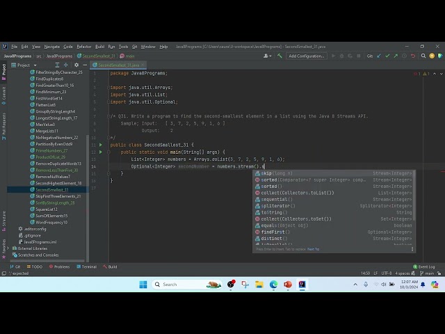 Java Interview Questions and Answers | Java 8 Streams API Coding | Core Java Interview Question - 31
