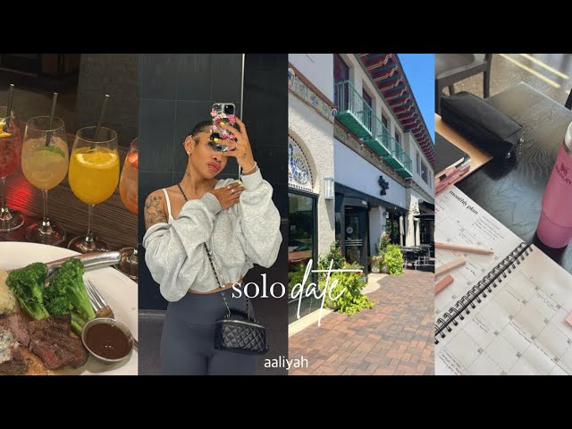 solo date vlog | new restaurant, grwm, work session + more | aaliyah