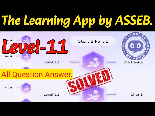 The Learning App by ASSEB Level-11 ll Spoken English Level-11 @AbdulMonnafMollah-kh9lu #asseb Div-1