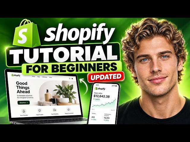 Shopify Tutorial For Beginners 🔥 Complete Store Setup, Step By Step