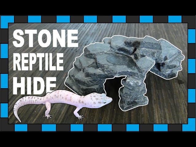 How To Build A Stone Hide!!! // Reptile Hide