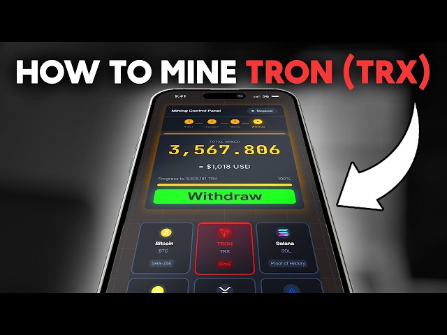 How to Mine TRX on Phone in 2026: Easy Cloud Mining Tutorial