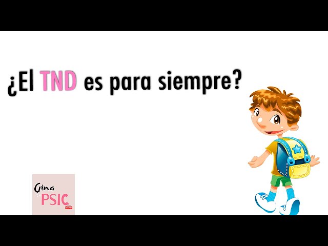 TND pronóstico (trastorno negativista desafiante)
