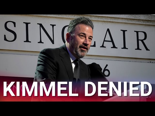 Sinclair Broadcast Group announces it will not air Jimmy Kimmel's show on ABC affiliated channels