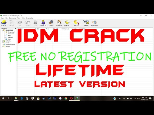 IDM CRACK LIFETIME ll INTERNET DOWNLOAD MANAGER CRACK + PATCH LIFE TIME