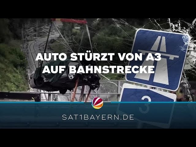 Fatal accident near Nittendorf: Car plunges from the A3 onto tracks