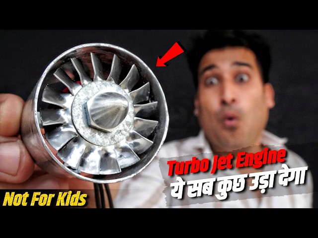 How To Make Real Turbo Jet Engine At Home - Not For Kids 🙏