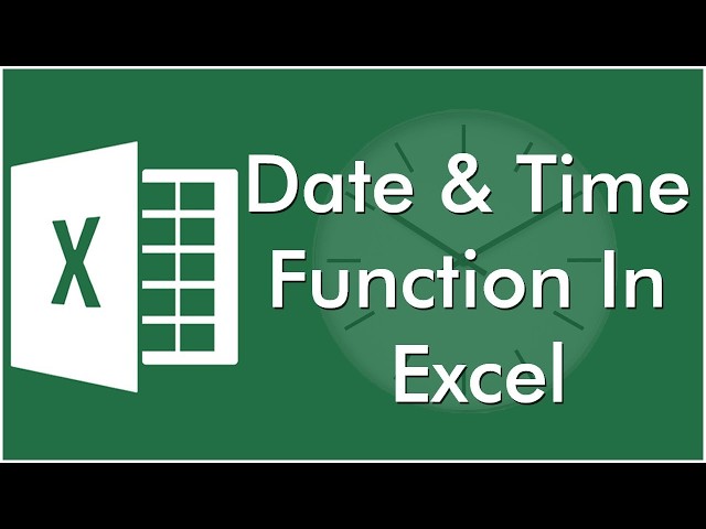 Date & Time Functions in Excel | Learn Excel Date and Time Formulas #trending #education #excel