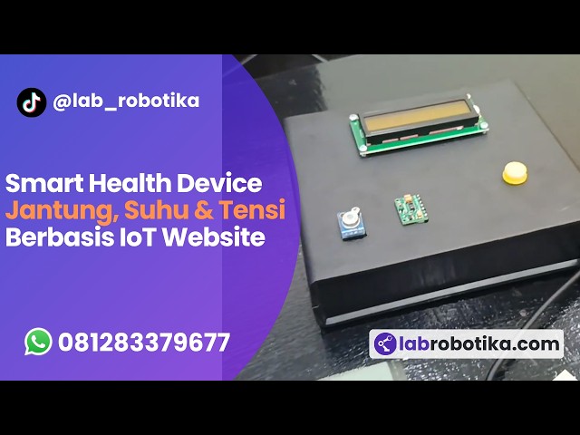 Sistem Monitoring Tanda Vital Medis (Detak Jantung, Suhu & Tensi) Berbasis IoT Web