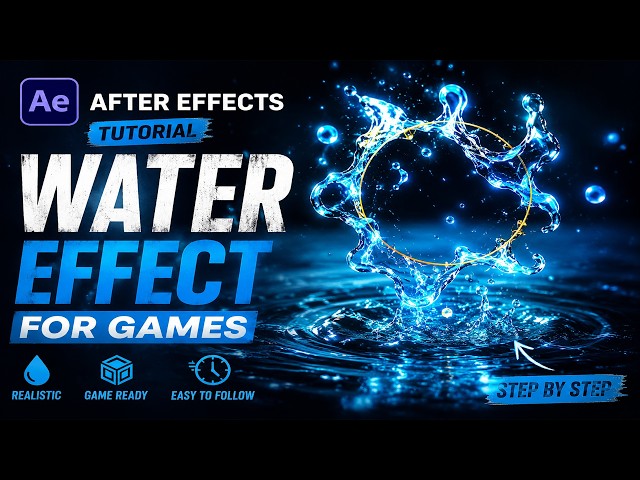 💧 Create EPIC Water Effects for Games in After Effects! (Tutorial)🎮⚡