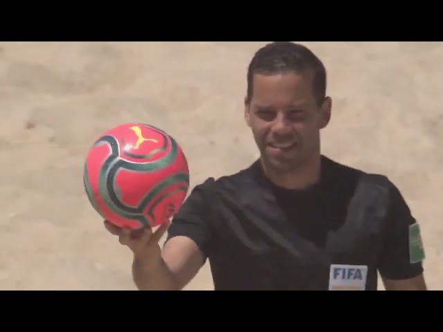 2021 Denmark vs Romania FIFA Beach Soccer World Cup Qualifier Europe Nazaré  B