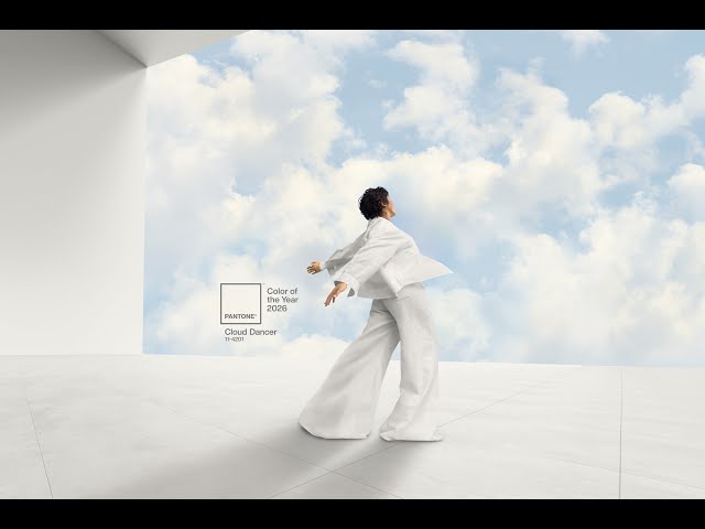 PANTONE 11-4201 Cloud Dancer, the Pantone Color of the Year 2026