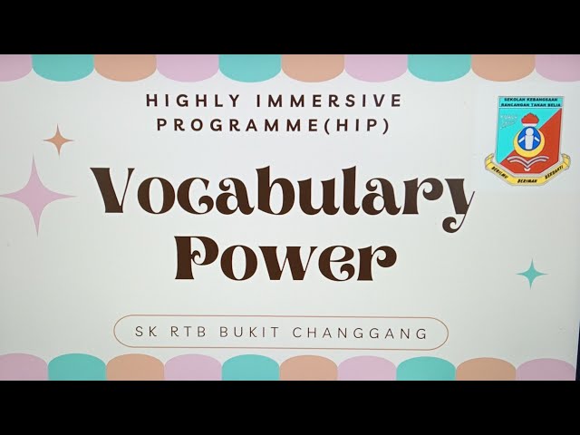 HIGHLY IMMERSIVE PROGRAMME (HIP) Launch (Morning)