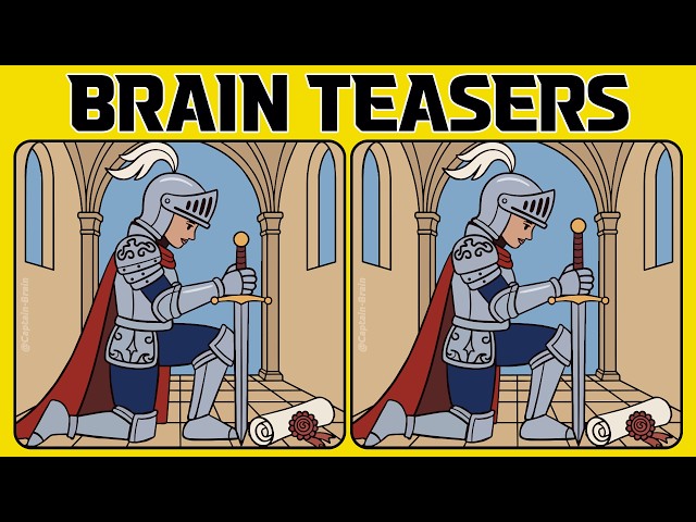 Keep Your Mind Sharp with These Spot the Difference Brain Teasers (A Bit Tricky)
