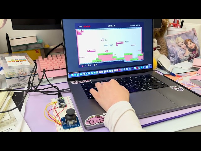 Platformer Game (hardware demonstration) by Eva using Controller +Unity