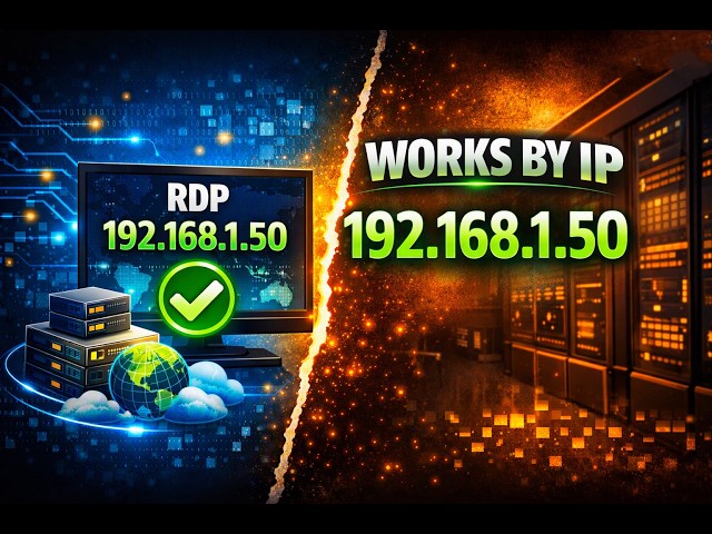 Windows Troubleshooting 1 RDP Works by IP Not by Name
