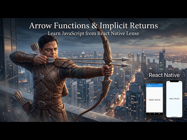 02 JavaScript Arrow Functions & Function Hoisting Explained for React Native Developers