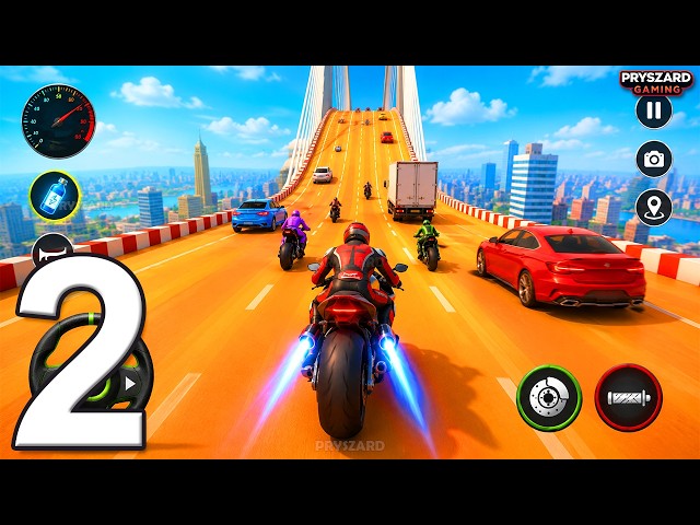 GT Bike Racing: Moto Bike Game - Gameplay Walkthrough Part 2 - Bike Racing Moto Extreme 3D (Android)