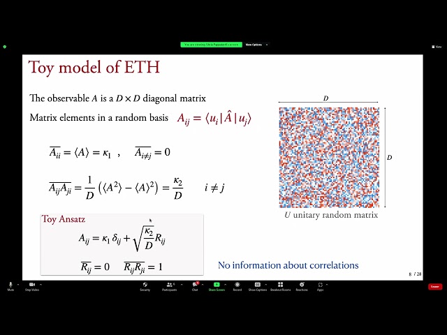 The Eigenstate Thermalization Hypothesis and Free Probability
