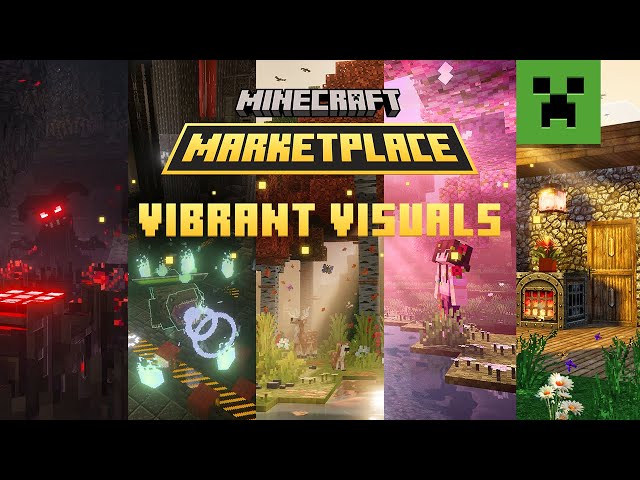 Minecraft x Vibrant Visuals in Marketplace
