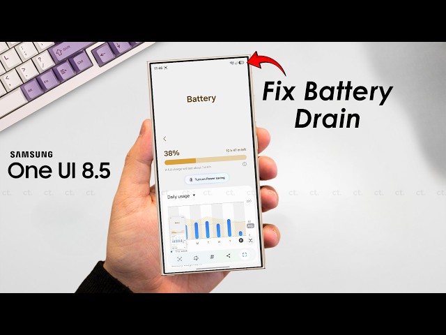 Samsung One UI 8.5 Battery Drain Issue Fix! (Step by Step)