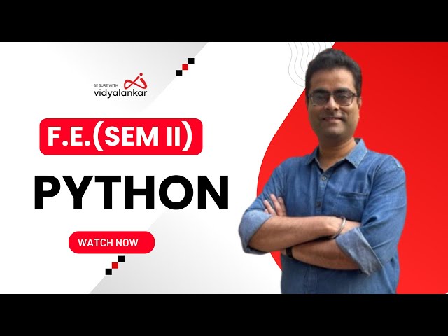 First Year Engineering - Sem 2 | PYTHON | Mumbai University