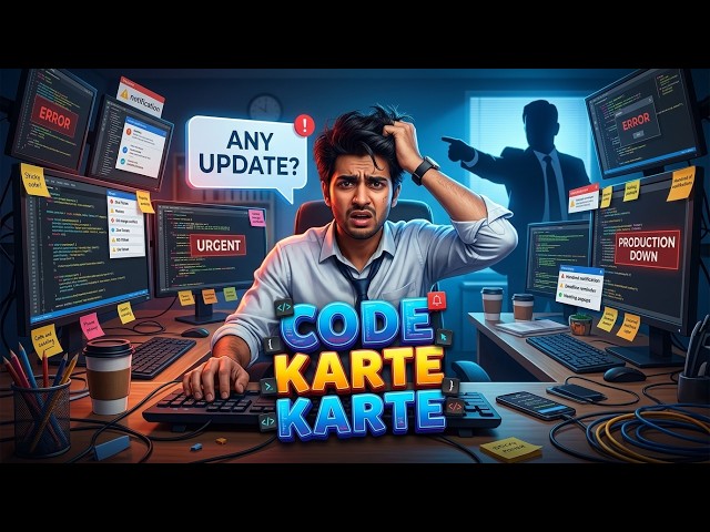 Code Karte Karte मर गया यार 😂 | Developer Life Song | IT Corporate Life | Software Engineer