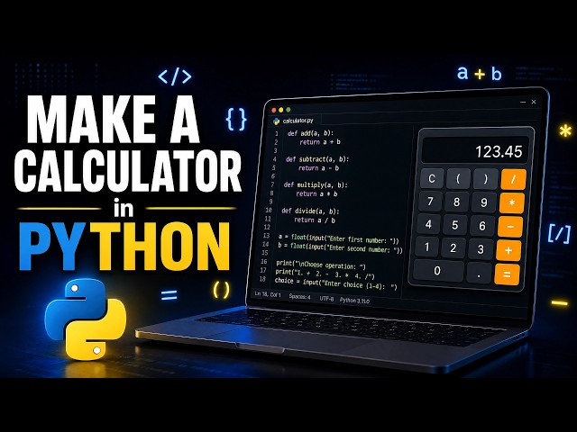 How to Make a Calculator in Python (Easy & Beginner-Friendly)
