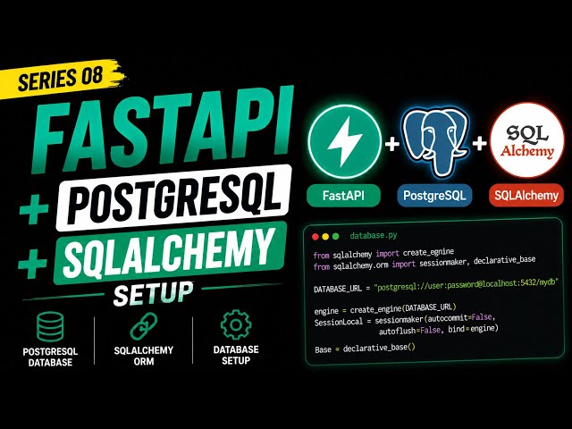 FastAPI + PostgreSQL + SQLAlchemy Setup
