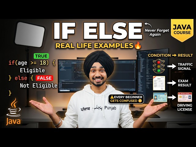 Conditional Statements in Java Explained Forever 🔥 | If Else, Nested If & Real-Life Examples