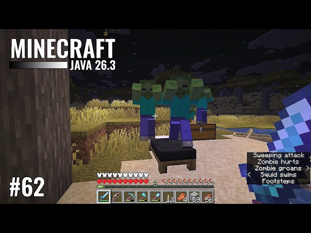 MINECRAFT - JAVA 26.3 // 62 // LAPTOP Gameplay