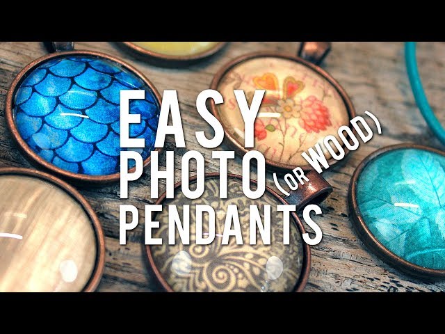 Make Glass Photo Pendants - EASY How-To Cabochon Necklace