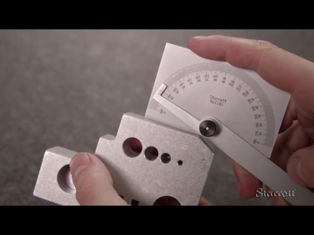 How to Use Metalworking Protractors with the Starrett C183 Steel Protractor