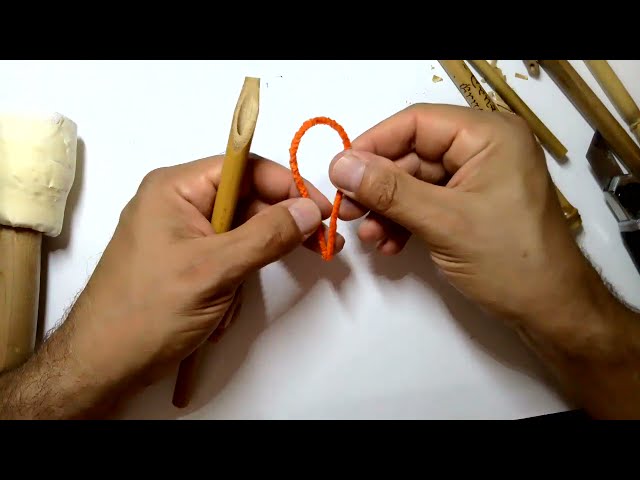 Making a bamboo quill