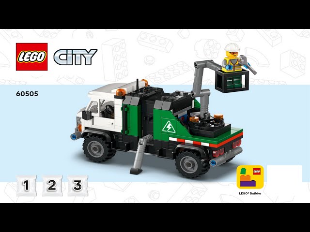 LEGO Instructions - City - 60505 - Airplane, Service Truck & Hovercraft Remix - Mix & Match (Book 1)