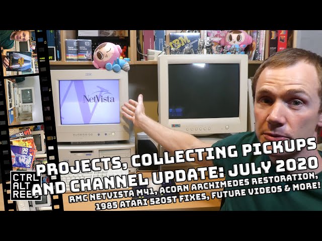 Projects & Pickups: RMC NetVista M41, Acorn Archimedes Restoration, Atari ST, Future Videos & More!