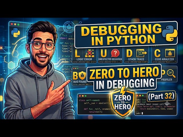 Debugging in Python | Zero to Hero (Part 32)