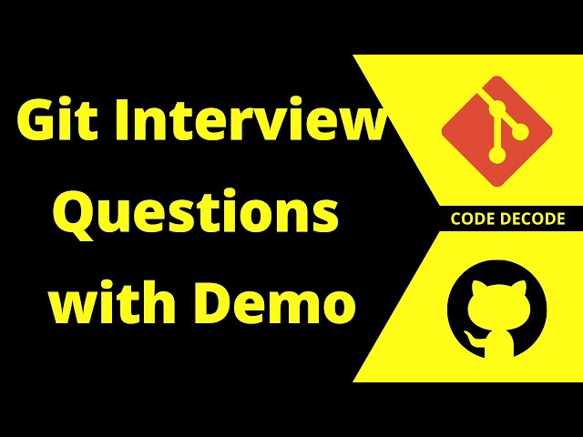 Git Interview Questions and Answers with Live Demo|| Git and Github || Github SSH Key  | Code Decode