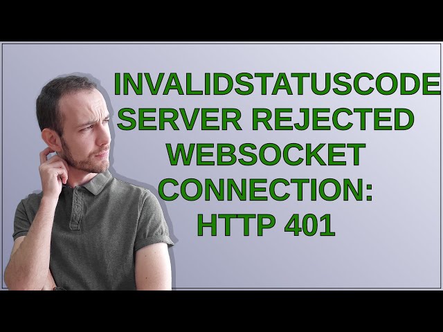 Ethereum: InvalidStatusCode: server rejected WebSocket connection: HTTP 401