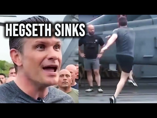 Hegseth's Navy Stunt BACKFIRES As Humiliating Workout Video Revealed