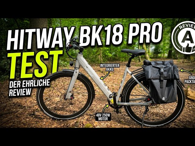 eBike Hitway BK18 Pro electric bicycle with belt drive