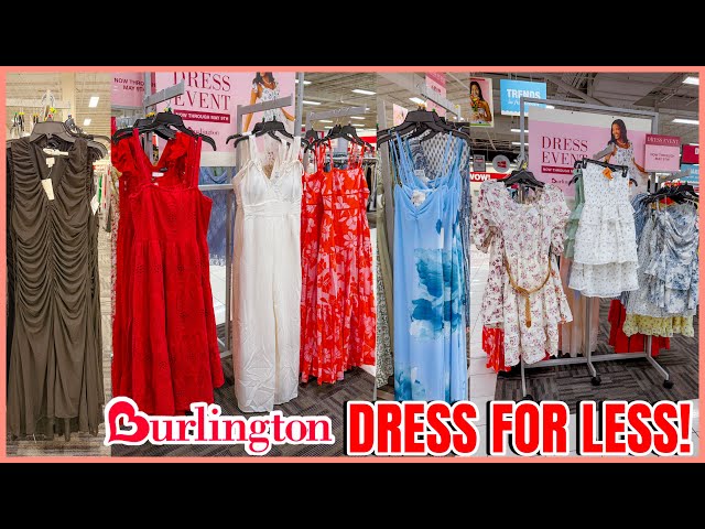 BURLINGTON DESIGNER & FASHION DRESS FOR LESS‼️ BURLINGTON CLEARANCE DRESS | SHOP WITH ME♥︎