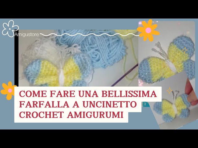 🦋 Crochet Butterfly Amigurumi | Easy Step-by-Step Tutorial for Beginners 🧶
