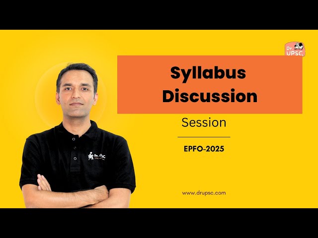 EPFO syllabus Elaboration | Amit Kilhor |