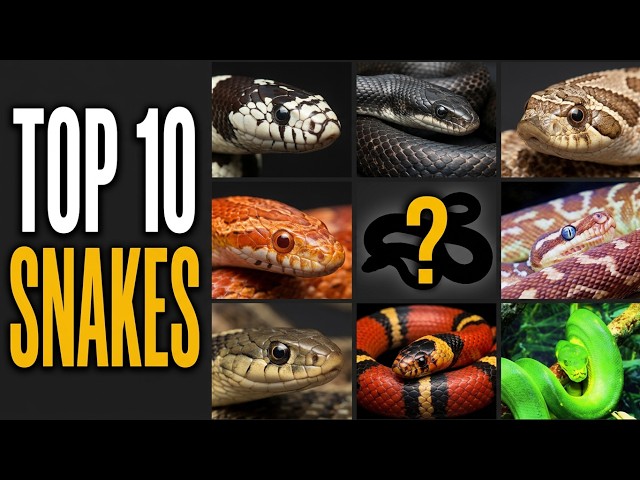 Top 10 Nonpoisonous Snakes in the World | Snake Information in English