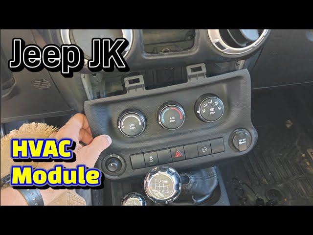 Jeep Wrangler HVAC module replacement  EASY WAY