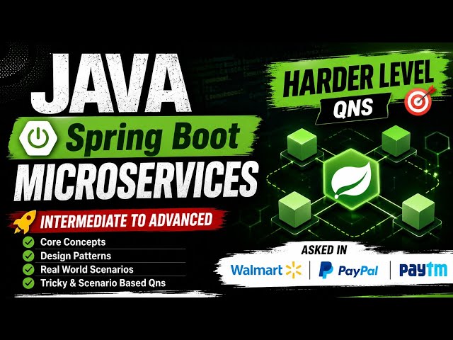 Java Spring Boot Microservices Interview Questions | Intermediate to Advanced