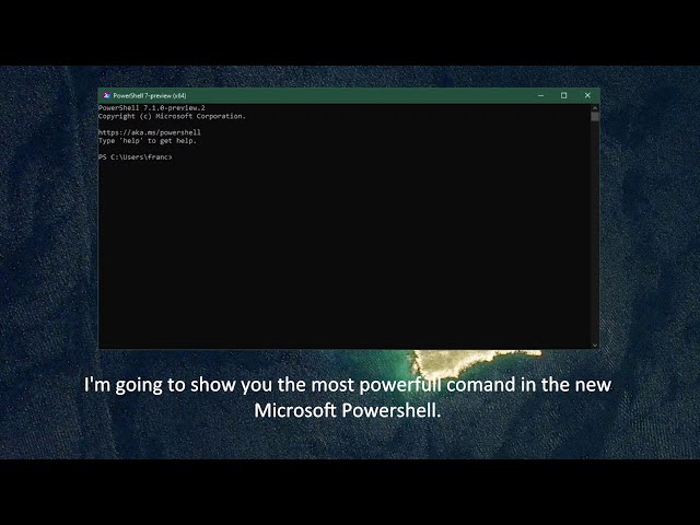 THE MOST POWERFUL WINDOWS TERMINAL COMMAND YOU'LL EVER NEED.